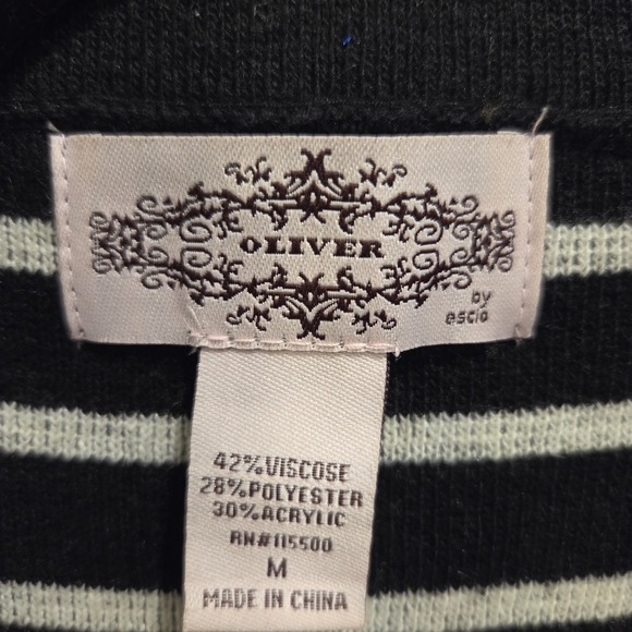 Anthropology Oliver Open Front Cardigan Sweater Women's Size Medium Pockets Cozy - Picture 3 of 7